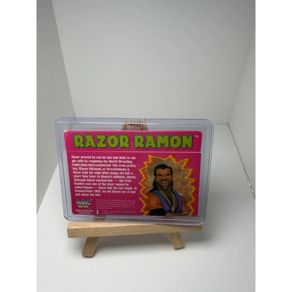 1995 Action Packed WWF‎ - Razor Ramon #3